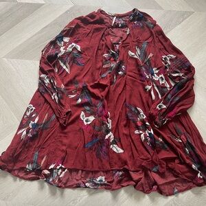 Free People Wild Orchid Tunic Top